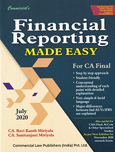 Financial Reporting Made Easy (for CA Final) book cover