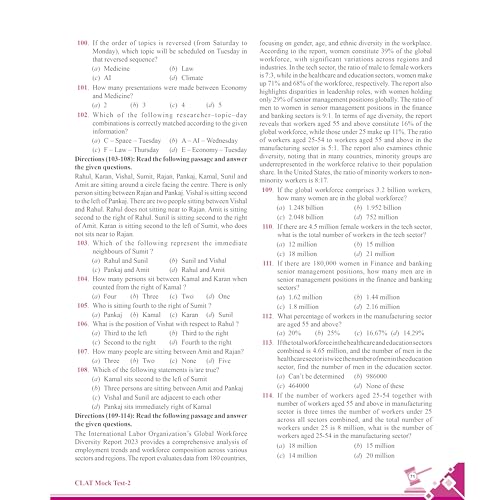 PW CLAT Practice Mock Booklet 2026 | For AILET & OLET’s 2027 Exams | Aligned on Latest Syllabus with Detailed Explanation
