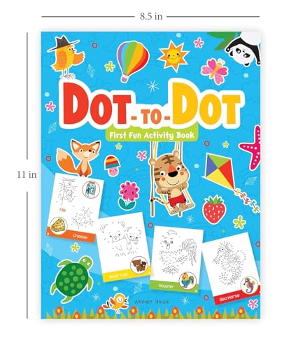 Dot To Dot | First Fun Activity Book For Kids | Beginner Connect-The-Dots Puzzles | Ages 4–7 | 2+ Hours Of Creative Play