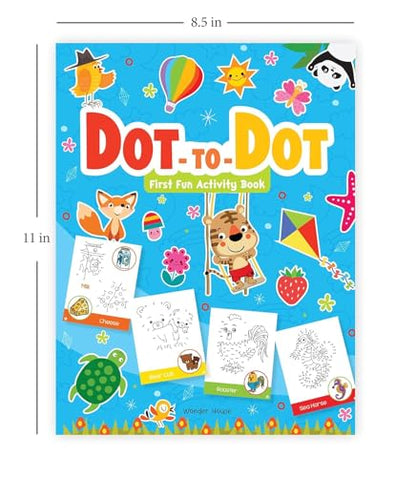 Dot To Dot | First Fun Activity Book For Kids | Beginner Connect-The-Dots Puzzles | Ages 4–7 | 2+ Hours Of Creative Play