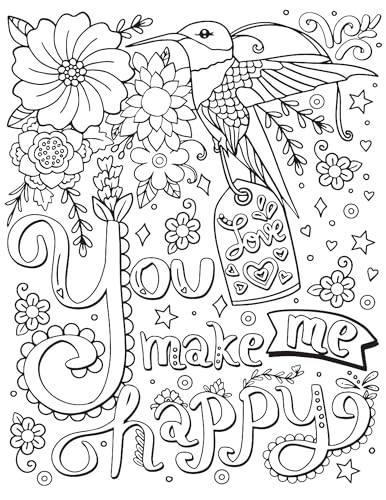 Motivation – Colouring Book for Adults | Inspirational Quotes to Color for Stress Relief, Mindfulness & Relaxation | Positive Affirmation Activity Book for Teens & Adults