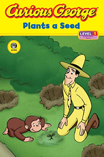 CURIOUS GEORGE PLANTS A SEED (CGTV READER) book cover