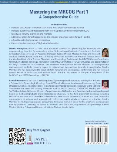 Mastering the MRCOG Part 1: A Comprehensive Guide for Obstetrics and Gynecology Postgraduates | MRCOG-Oriented Q&A with Latest RCOG Updates and Guidelines by MRCOG Examiners