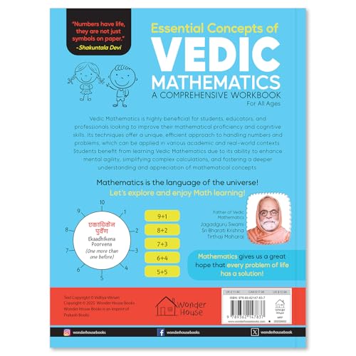 Essential Concepts of Vedic Maths – Comprehensive Workbook for All Ages Speed Math, Tricks & Mental Calculations | Ages 10+ | 5+ Hours of Guided ... Logical Reasoning: Fundamental of Vedic Maths