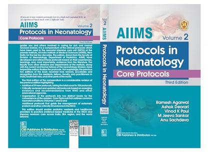 AIIMS Protocols In Neonatology Core Protocols 2 Vol Set 3rd Reprint Edition (PB 2025): 1,2