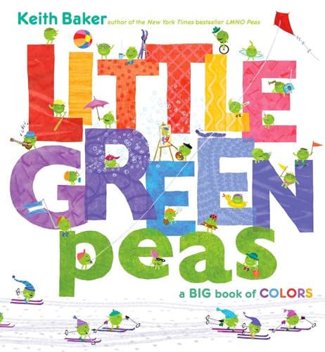 Little Green Peas: A Big Book of Colors (The Peas Series) book cover