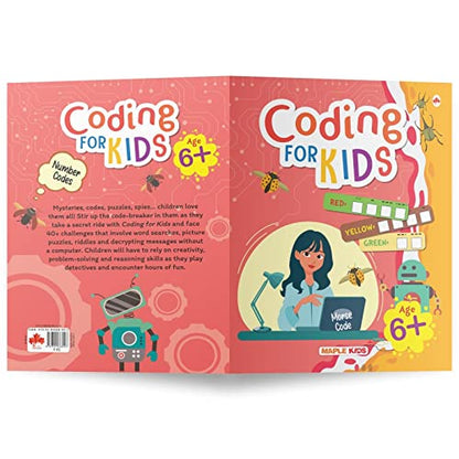 Introduction to Coding for Kids - Brain Activity Book for Kids - Age 6+ - Brain Boosting Activities - Early Learning - Activities for Cognitive Development - Brilliant Brain Activities for Children