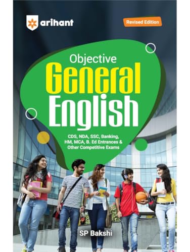 Arihant Objective General English by Sp Bakshi 2026 Edition | Revised and Updated Edition of SP Bakshi English Book 2026-27 Edition for CDS, NDA, SSC, Banking and other Competitive Exams