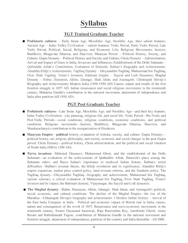 TGT PGT LT Grade History Chapterwise Solved Papers 2026 English Medium