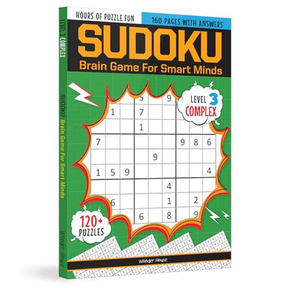 Sudoku - Brain Games for Smart Minds: Logic Building & Critical Thinking for Kids | Ages 6–10 | 6 Hours of Fun | Level 3