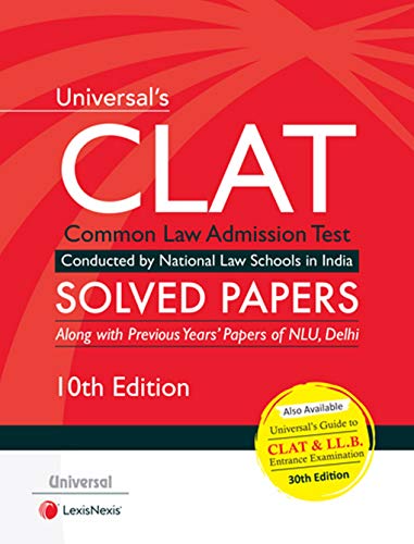 CLAT - Solved Papers, 10/E book cover