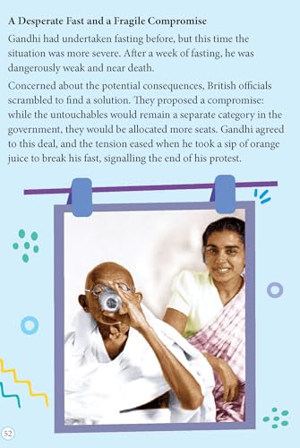 Mahatma Gandhi Biography for Kids Age 6–12 Years – Inspiring Illustrated Biography Book from Icons of Inspiration Series | Learn About Non-Violence, Truth & Courage