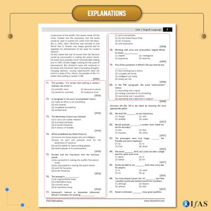CLAT UG Books for Preparation 2027 | 12 Years (2015-2026) Previous Year Solved Papers with Detailed Solutions | CLAT Books for Preparation 2027 for CLAT UG & Law Entrance Exams | IFAS