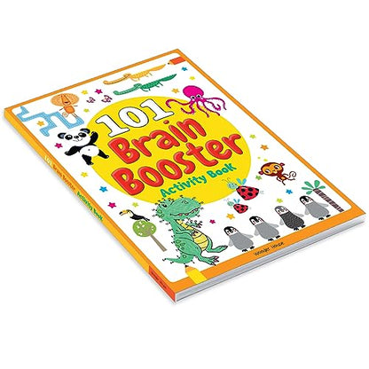 101 Brain Booster Activity Book | Fun Activity Book For Children | Puzzles, Games, Educational Activities | Ages 5 And Up
