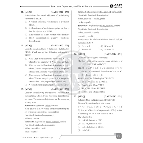 PW GATEWALLAH Computer Science & IT Topicwise Previous Year Solved Papers (2026 - 2008) with Video Solutions For 2027 Exams | Detailed Text Solutions