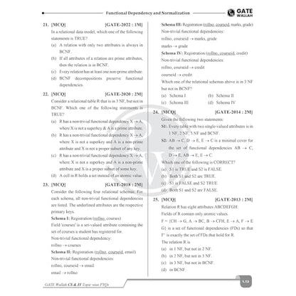 PW GATEWALLAH Computer Science & IT Topicwise Previous Year Solved Papers (2026 - 2008) with Video Solutions For 2027 Exams | Detailed Text Solutions