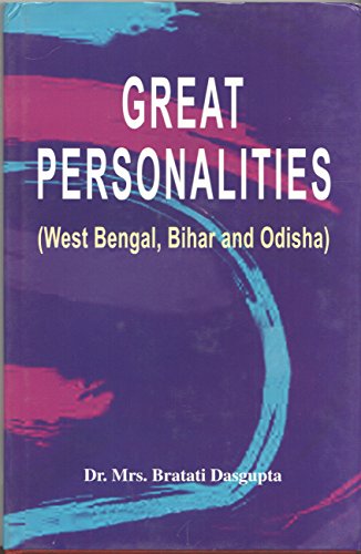 Great Personalities: West Bengal, Bihar and Odisha book cover