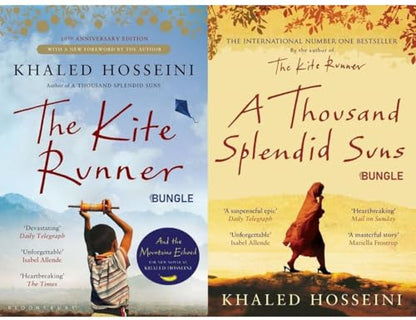 The Kite Runner And A Thousand Splendid Suns Book Combo Emotional Historical Fiction Friendship Family War Story Paperback English Novel Set