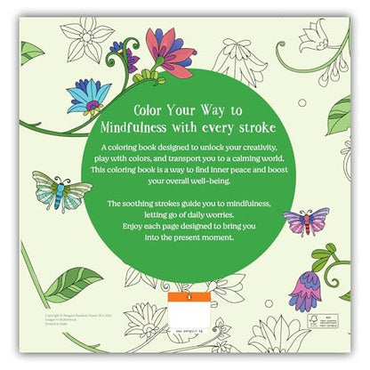 Mindfulness: Coloring Book for Adults with Tear out Sheets I Coloring for Anxiety Relief and Mind Relaxing I Unwind and Relax| [Select Learning]
