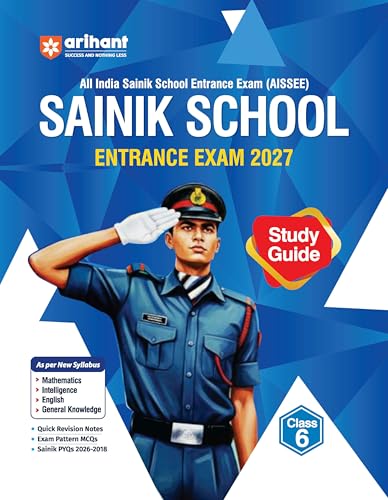 Arihant AISSEE Sainik School Class 6 Entrance Exam 2027 | Complete Study Guide | Quick Revision Notes, Practice MCQs & PYQs (2018–2026) | As per New Syllabus