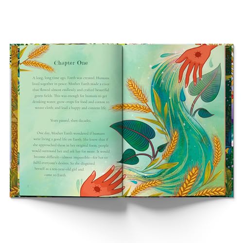 How the Earth Got Its Beauty: Puffin Chapter Book: Gorgeous new full colour, illustrated chapter book for young readers from ages 5 and up by Sudha Murty