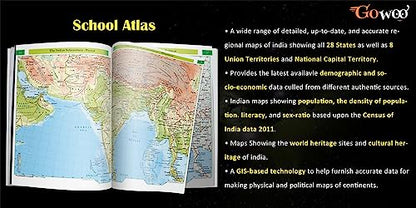SCHOOL ATLAS (ENGLISH) - MAPLITHO | Student's Guide to Geography: Latest Edition Atlas with Detailed Maps