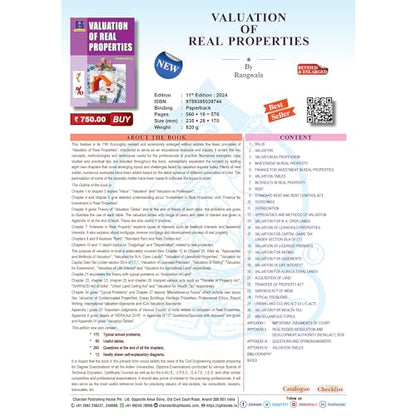 Valuation of Real Properties By Rangwala