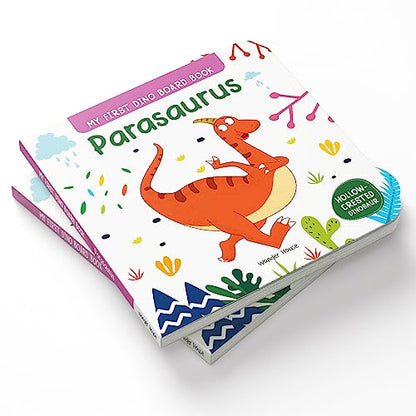 Parasaurus | My First Dino Board Book For Kids | Age 2–5 Years | Parasaurolophus | Crest-Headed Herbivore Dinosaur | Fun Facts | Stem | Bright Illustrations | Toddlers | Preschoolers | New Edition
