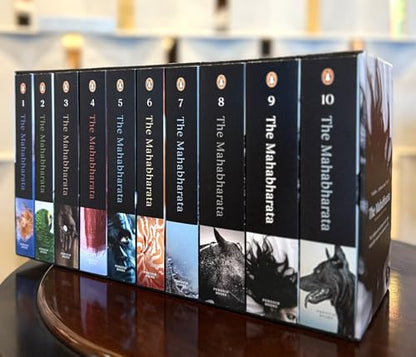 The Mahabharata (Box Set of 10): Bestselling Bibek Debroy Translation of India’s Greatest Mythology Classic | Complete Unabridged Epic of the Pandavas and Kauravas