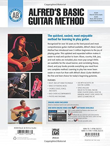Alfred's Basic Guitar Method, Bk 1: The Most Popular Method for Learning How to Play, Book & Online Audio