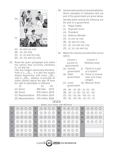 MTG International Social-Studies Olympiad (ISSO) Workbook Class 6 - Chapter-wise MCQs with Achievers Section - SOF Olympiad Books For 2026-27 Exam