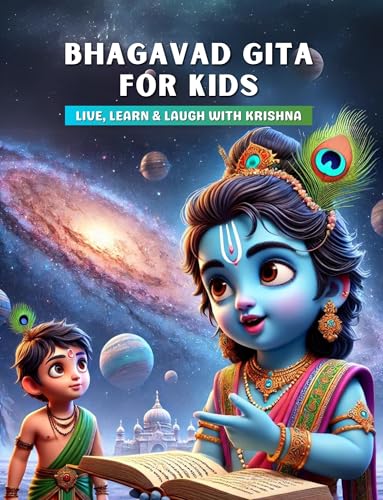 Bhagavad Gita for Kids English Edition | Krishna Stories for Children | Illustrated Moral Stories & Activity Book | Life Lessons & Values | Age 5–10