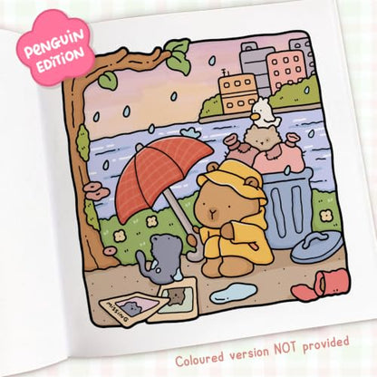 Cozy Capybara: A relaxing, comfy colouring book from the international Number One bestselling author (Coco Wyo)