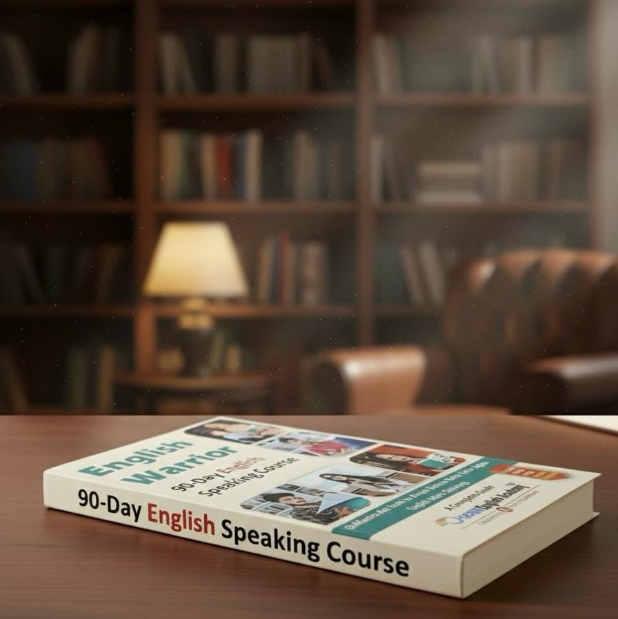 English Warrior – 90-Day English Speaking Course | Master Fluent English in Just 90 Days | Practical Spoken English Book with Free Video Course | By Vidushi Kaushik, Ocean English Academy