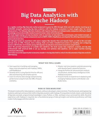 Ultimate Big Data Analytics with Apache Hadoop: Master Big Data Analytics with Apache Hadoop Using Apache Spark, Hive, and Python