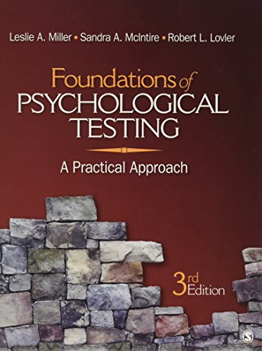 Foundations of Psychological Testing: A Practical Approach book cover
