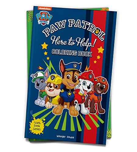 Here to Help! : Paw Patrol Giant Coloring Book For Kids book cover