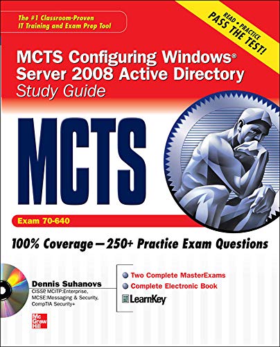 MCTS Windows Server 2008 Active Directory Services Study Guide (Exam 70-640) (SET) book cover