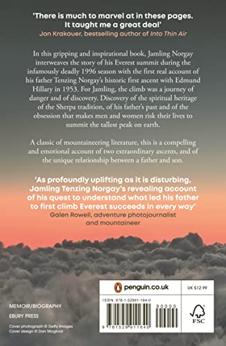 Touching My Father's Soul: Climbing Everest in the Footsteps of Tenzing Norgay