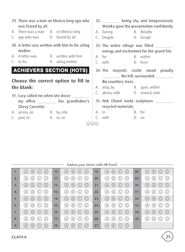 MTG International English Olympiad (IEO) Workbook Class 6 - Chapter-wise MCQs with Achievers Section - SOF Olympiad Books For 2026-27 Exam