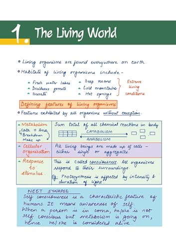 Arihant NEET (UG) Biology Handwritten Notes for Exam 2026-2027 | NEET Synapse, Memory Tricks & Detailed Diagrams | First and Only NEET Targeted Handwritten Notes