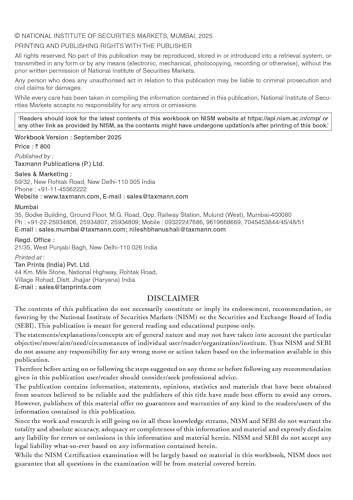NISM X Taxmann's Investment Adviser (Level 2) – Builds Comprehensive Advisory Competence across Insurance | Retirement | Estate Planning | Taxation | Behavioural Finance | Risk Profiling