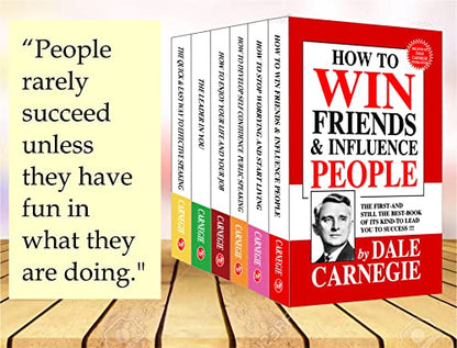 Dale Carnegie’s Self Improvement and Growth Combo – Set of 6 Books | Communication, Confidence, Leadership & Success (Box Set)