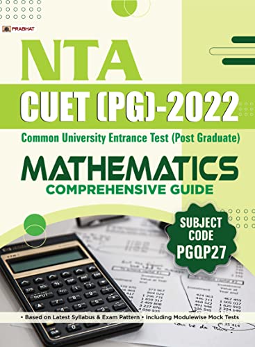 NTA CUET (PG) 2022 MATHEMATICS by Team Prabhat