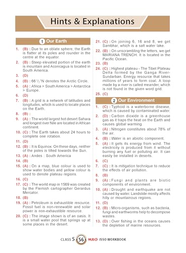 MTG International Social-Studies Olympiad (ISSO) Workbook Class 5 - Chapter-wise MCQs with Achievers Section - SOF Olympiad Books For 2026-27 Exam