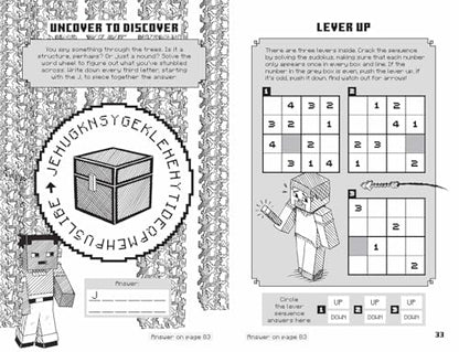 Minecraft Brain Games: An official illustrated Minecraft children’s puzzle book – perfect for kids into video games aged 7, 8, 9, 10 and 11 – new for 2025!