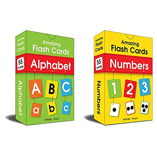 Amazing Flash Cards Alphabet: Early Development of Preschool Toddler (55 Cards) book cover