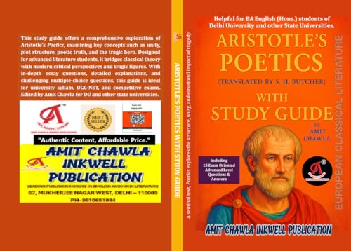 EUROPEAN CLASSICAL LITERATURE BA ENGLISH HONS. 1ST YEAR SEMESTER 1 DELHI UNIV. | Aristotle's Poetics with Study Guide