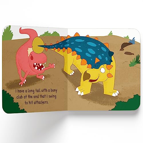 Ankylosaurus – My First Dino Board Book: Illustrated Dinosaur Picture Book for Kids | Learn Fun Facts About the Dinosaurs with Bright Artwork & Simple Text | Sturdy Board Book for Toddlers & Preschoolers | Ages 2–5 Years