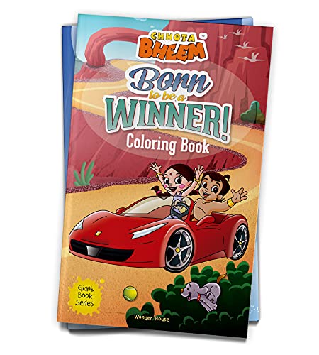 Chhota Bheem Born To Be A Winner: Jumbo Size Coloring Book For Children (Giant Book Series) book cover